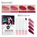 4-Piece Velvet Matte Lipstick Set Waterproof Long-Lasting
