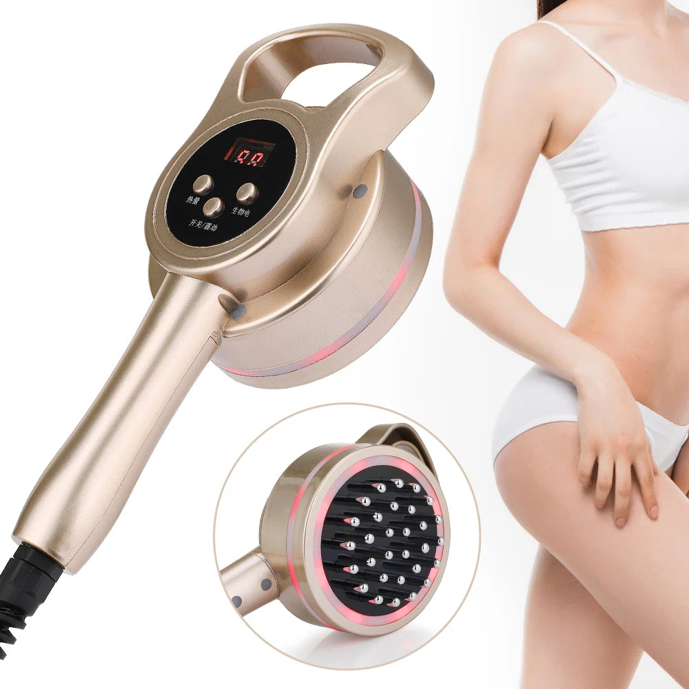 Electric Microcurrent Meridian Body Massager with Heat and Vibration