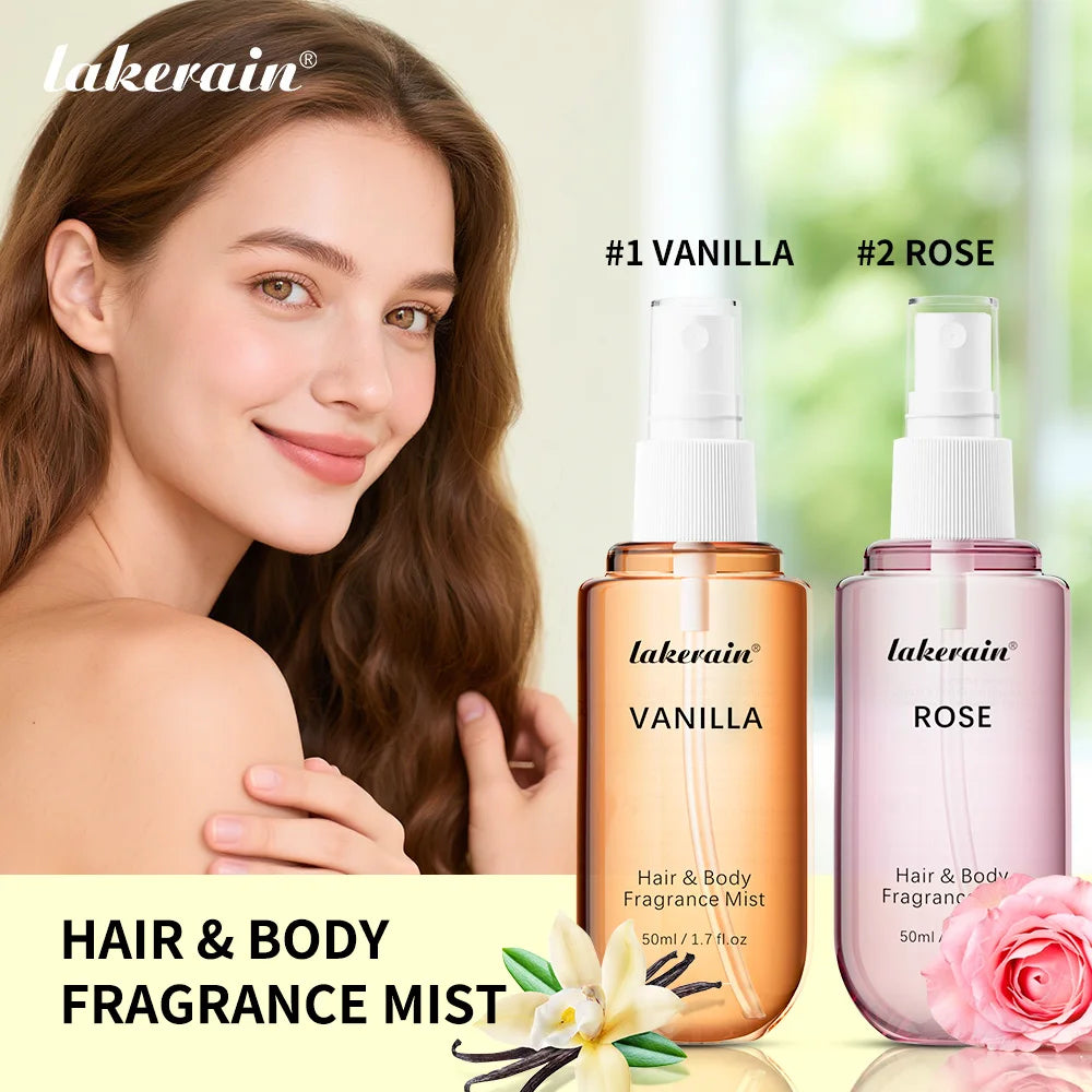 Vanilla and Rose Hair & Body Fragrance Mist - 2