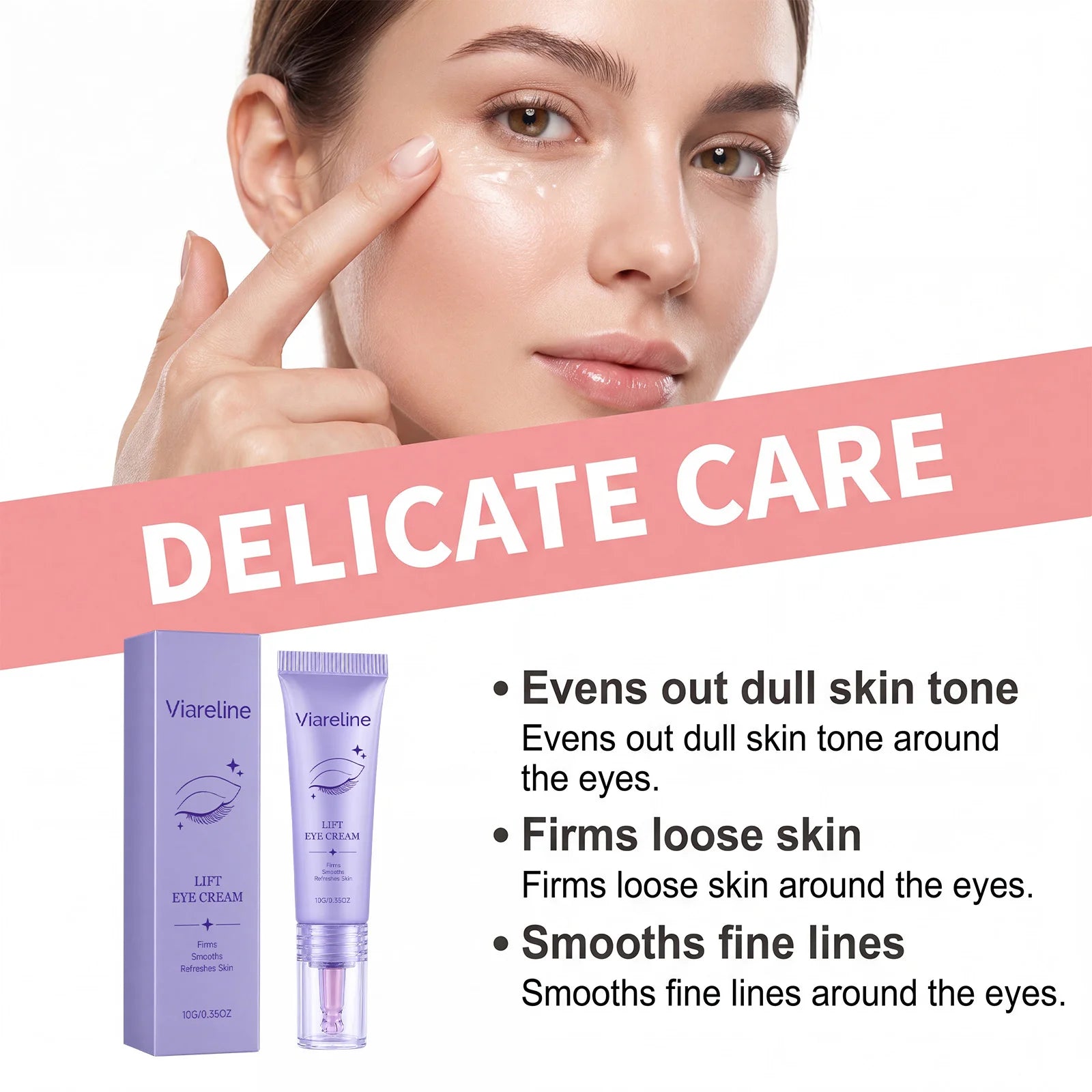 Firming Eye Cream for Wrinkles and Dark Circles - 8