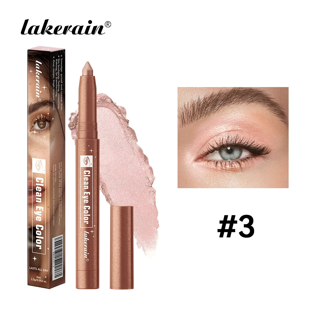 Waterproof Shimmer Pearlescent Eyeliner and Eye Brightener Pencil