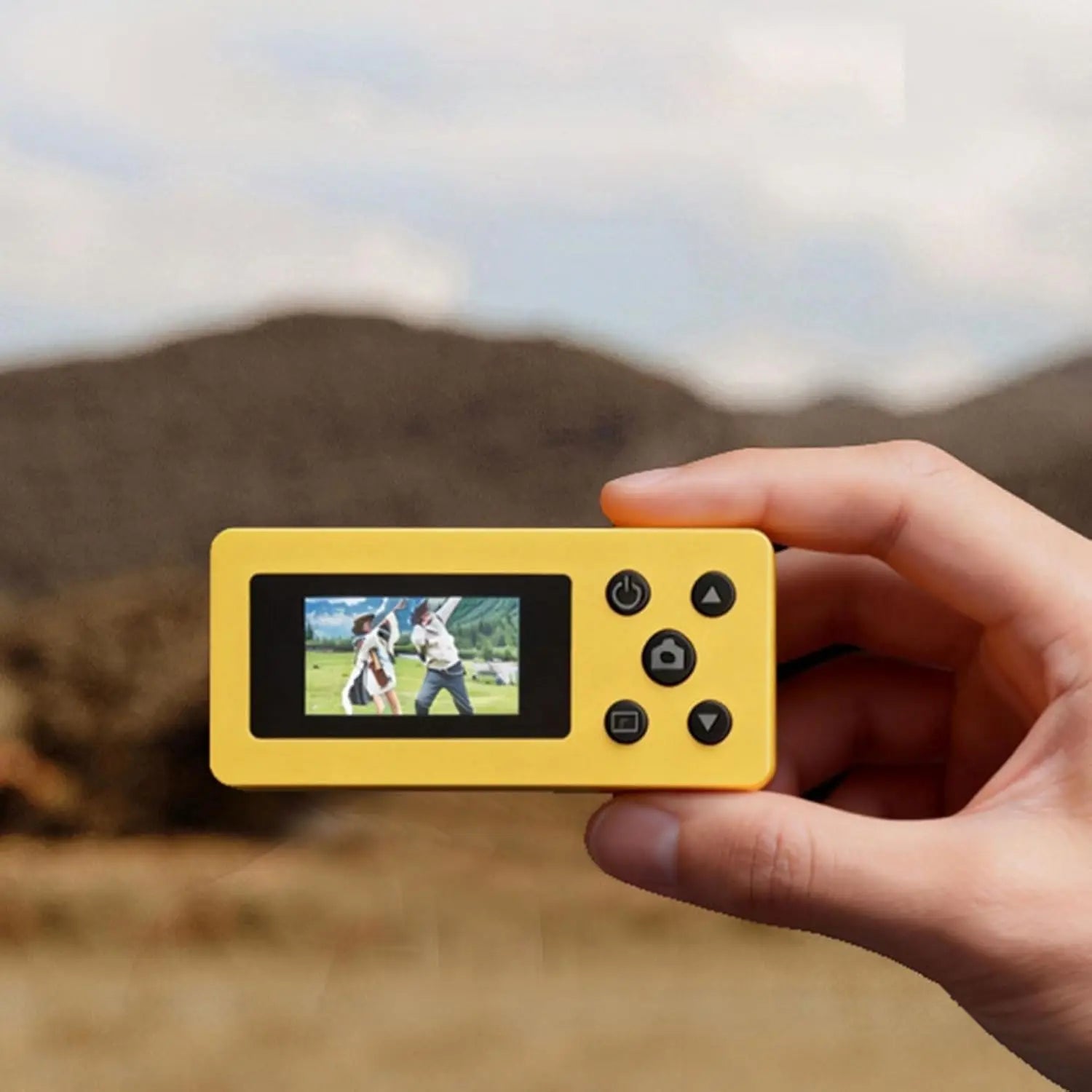 Mini Retro Keychain Digital Camera with LCD Screen - 6