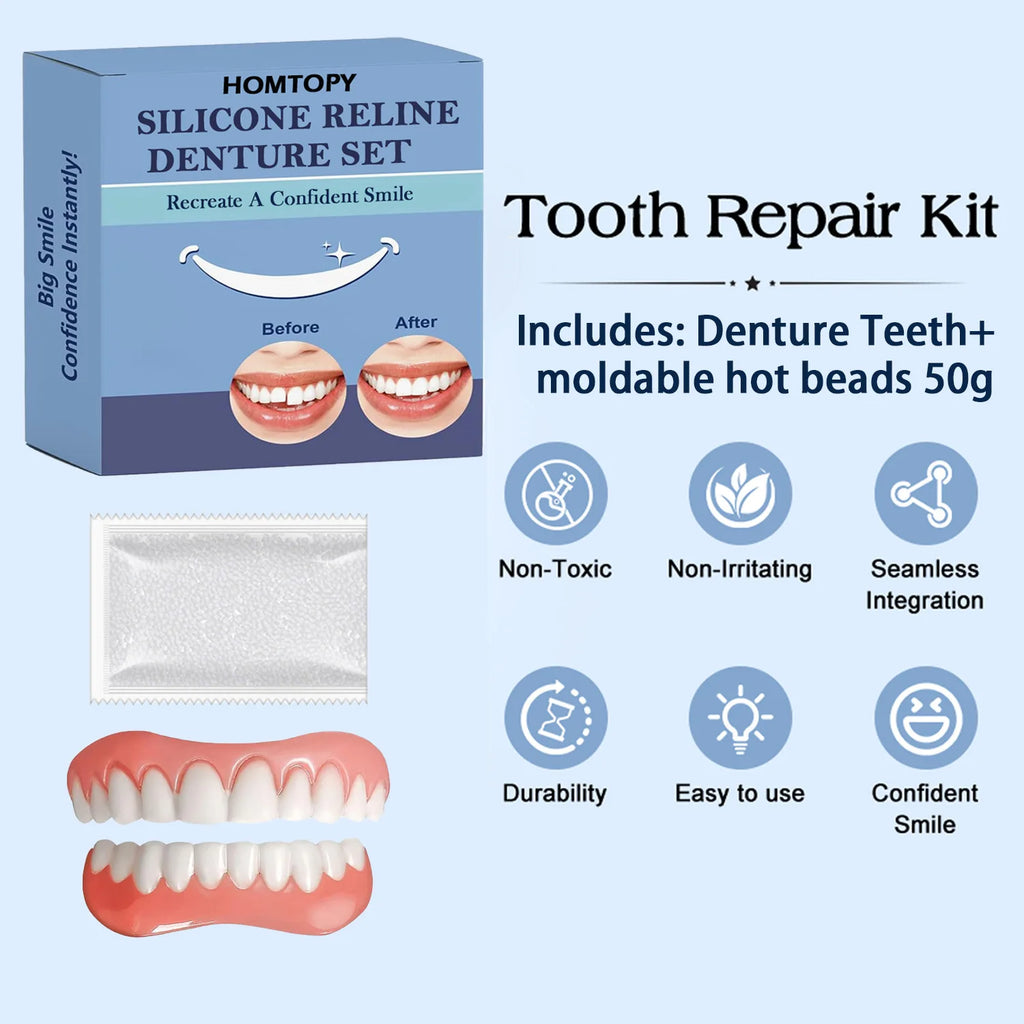 Customizable Silicone Cosmetic Dentures for a Perfect Smile