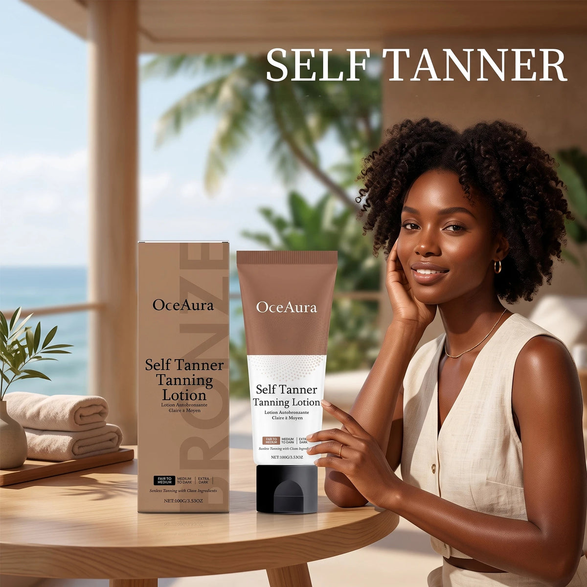 Gradual Self-Tanning Lotion for Natural Bronze Glow