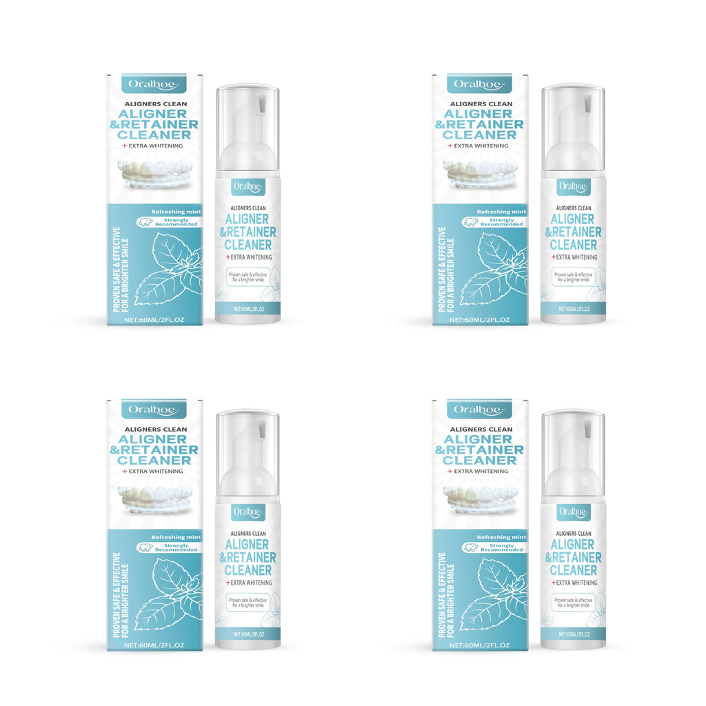 Refreshing Mint Foam Cleaner for Dental Aligners and Retainers
