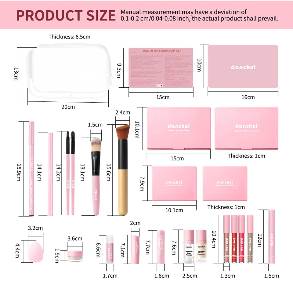 All-in-One Professional Makeup Set for Beginners - 18