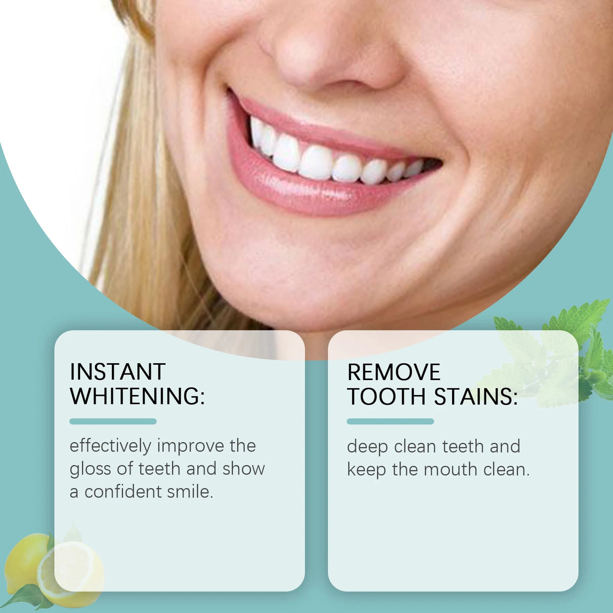 Instant Teeth Whitening Paint for Dental Stains and Brightening