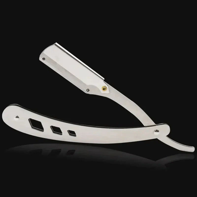 Professional Folding Straight Edge Barber Razor for Hair Shaving - 12