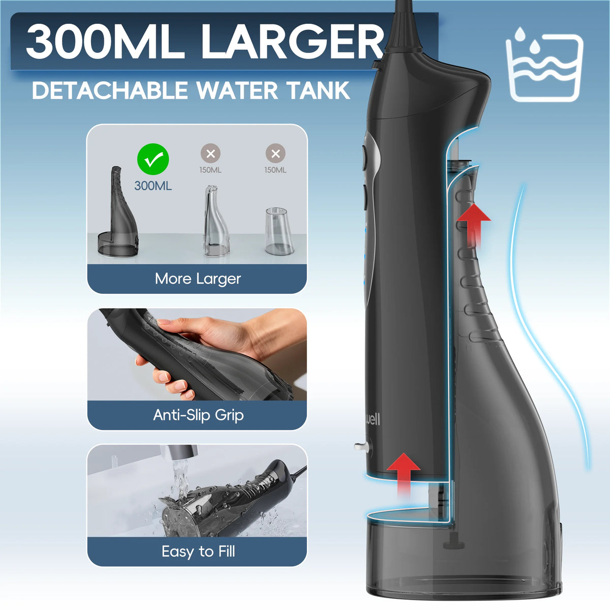 Portable USB Rechargeable Oral Irrigator for Teeth Cleaning