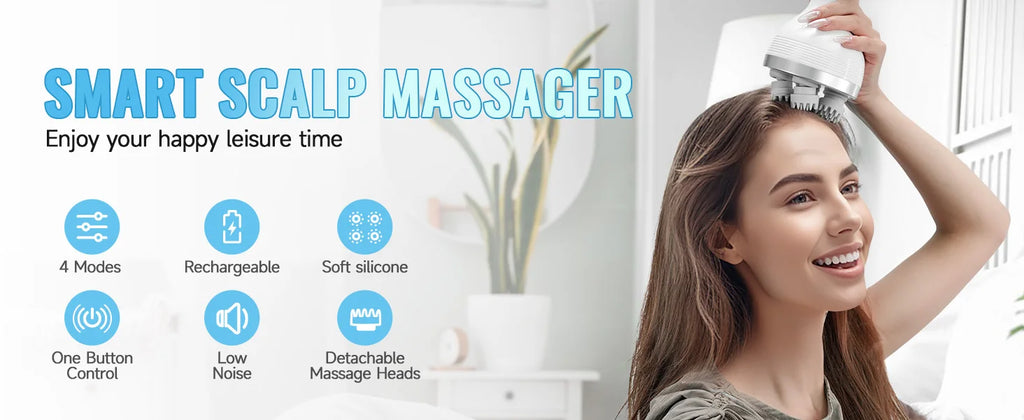 Wireless Electric Scalp and Body Massager