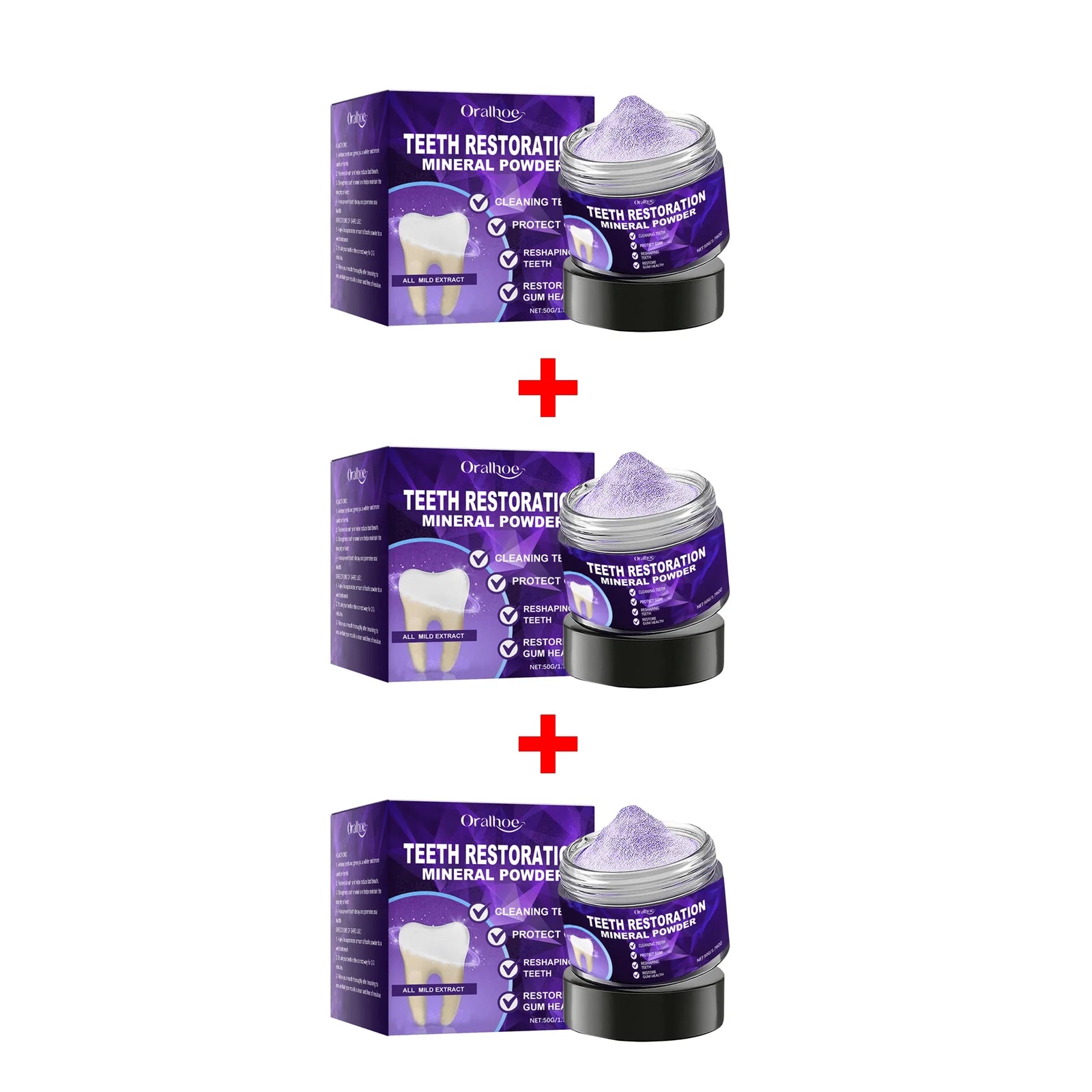 Purple Teeth Whitening and Enamel Restoration Powder - 16