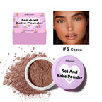 Oil-Absorbing Matte Setting and Baking Face Powder