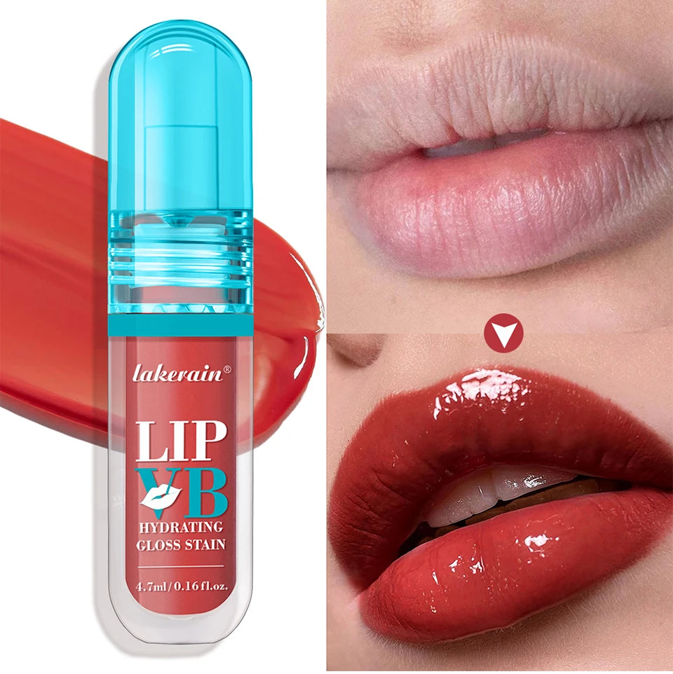 Hydrating Lip Stain and Gloss with Vitamin B12 and Coconut Water