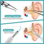 Visual Ear Wax Cleaner with HD Camera and Tweezers