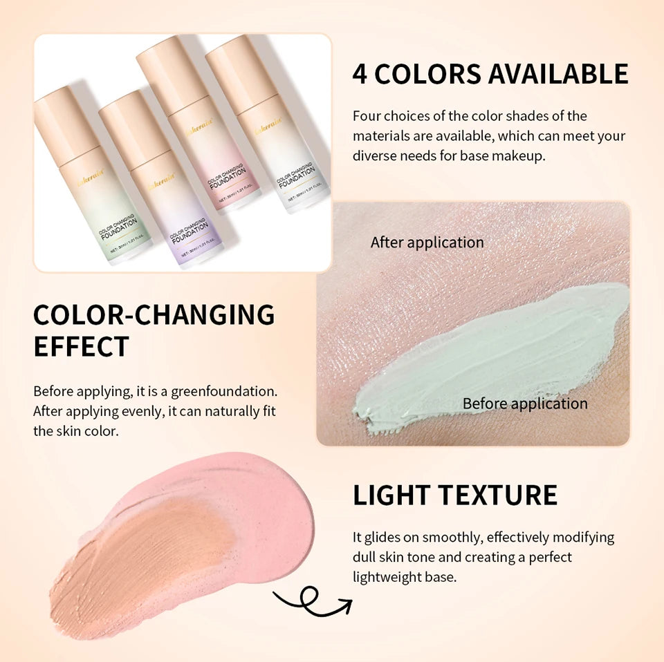 Color-Changing Liquid Foundation for Radiant Skin