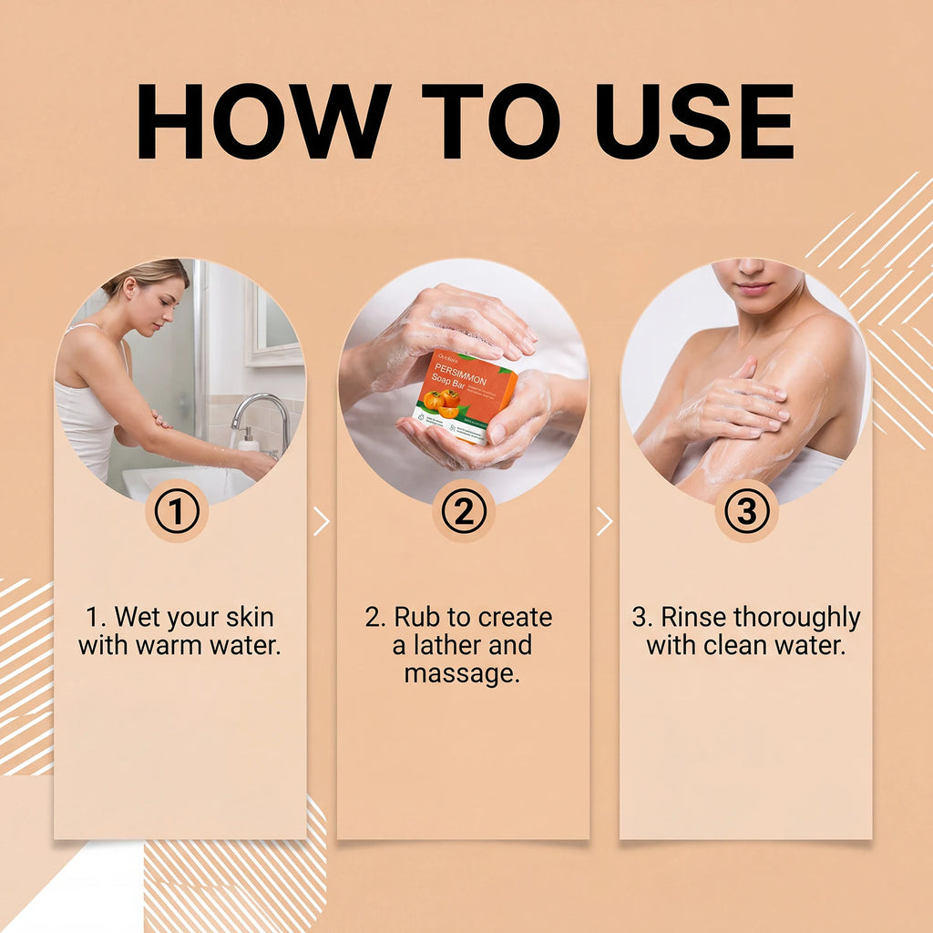 Persimmon Odor Reducing Exfoliating Soap Bar
