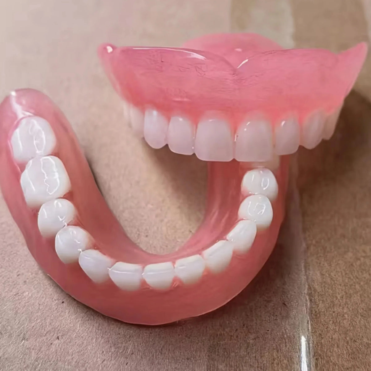 Comfortable Silicone Denture Set for Natural Smile