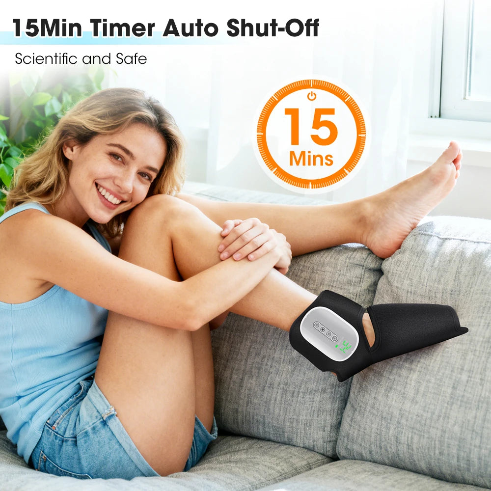 Wireless Heated Air Compression Foot and Ankle Massager