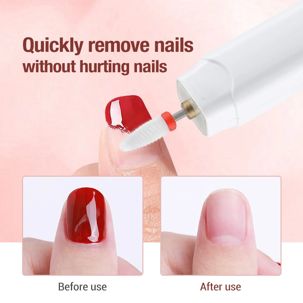 Cordless Electric Manicure and Pedicure Nail File Set