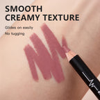 12-Color Waterproof Matte Lip Liner Pencil Set