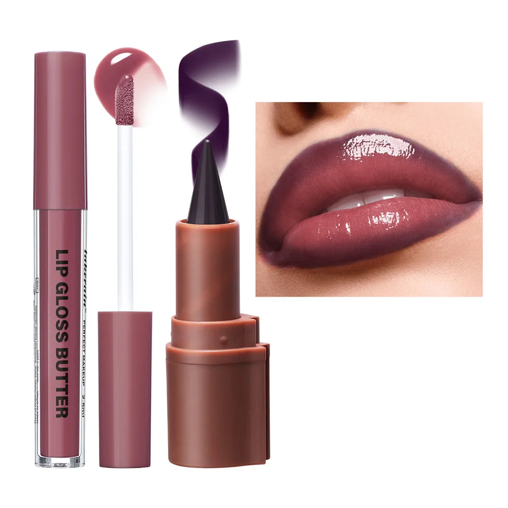 Hydrating Water Lip Stain and Gloss Butter Duo - 10