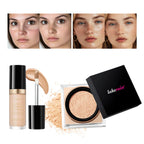 Matte Finish Concealer and Loose Setting Powder Makeup Set