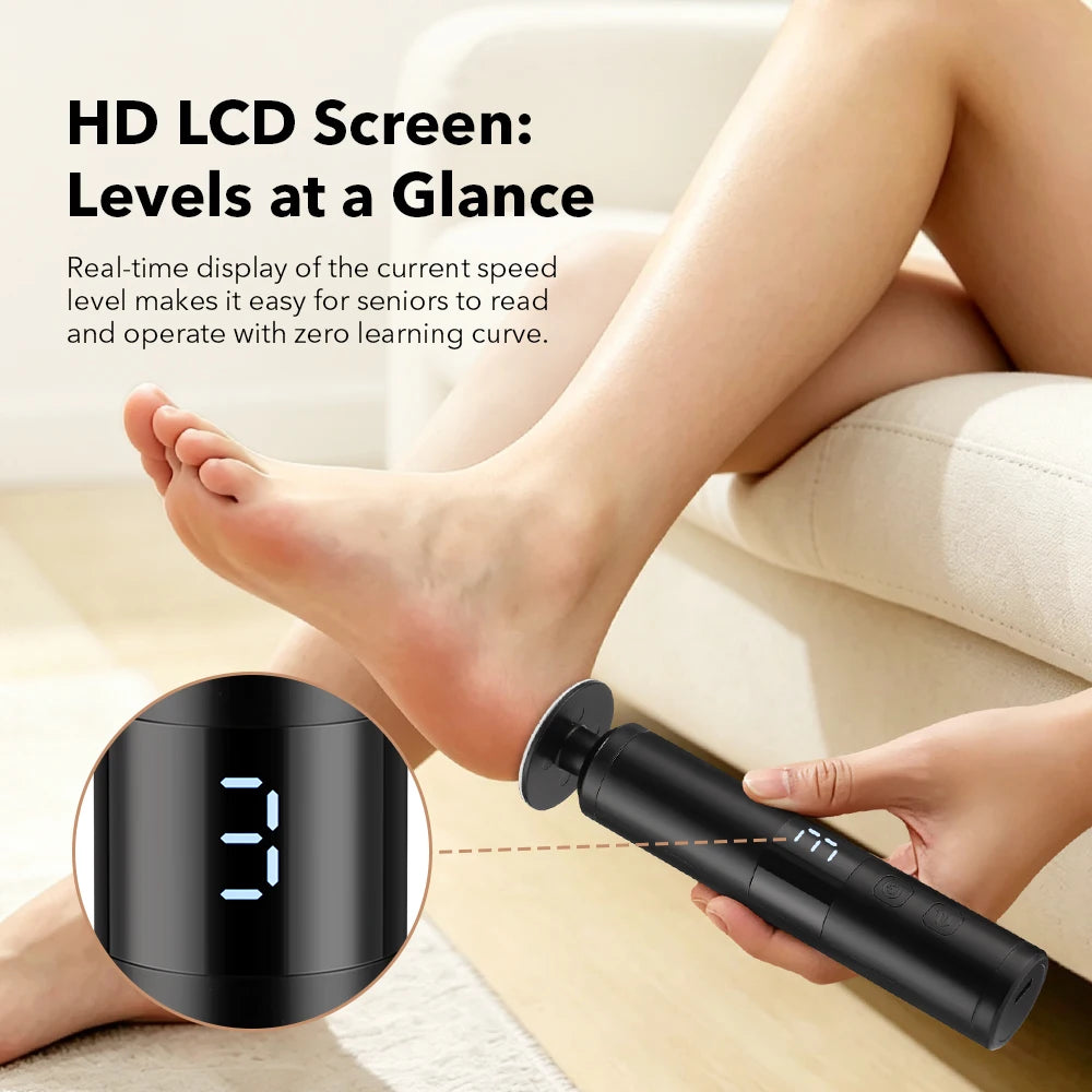 Electric Rechargeable Foot Callus Remover and Pedicure Tool