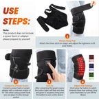Red Light Therapy Heated Knee Brace with 3 Heat Settings