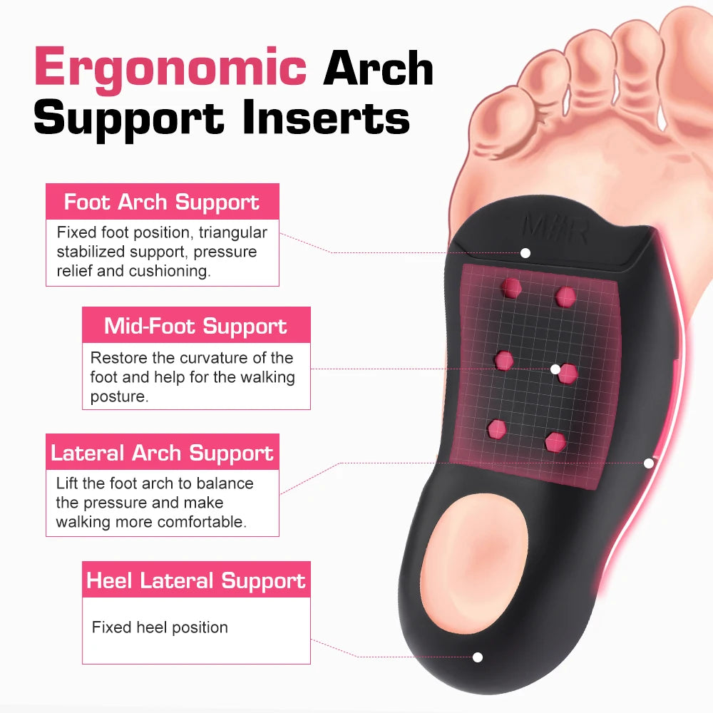 Orthopedic Arch Support Insoles for Flat Feet Correction - 8