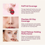 Waterproof Full Coverage Cushion Foundation with Sun Protection