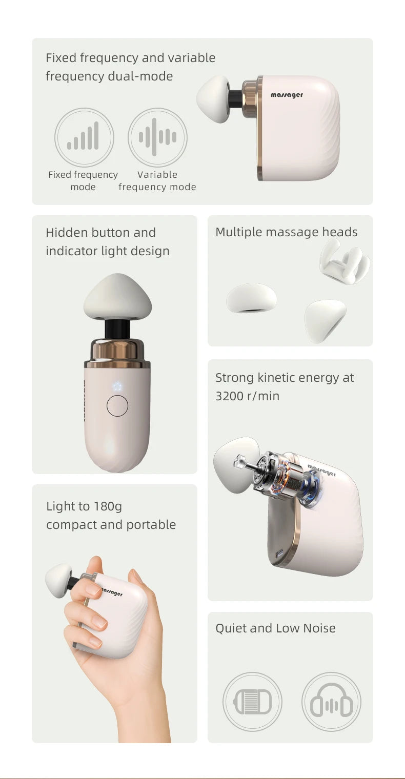 Portable Deep Tissue Muscle Massage Gun - 8