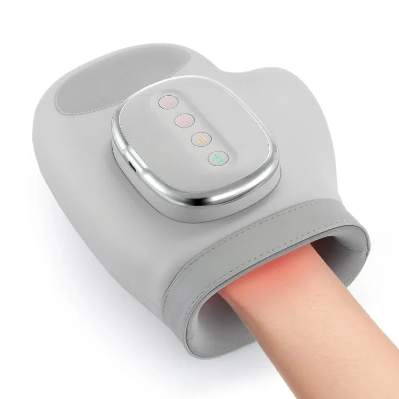 Electric Hand and Wrist Massager with Airbag Compression and Heat