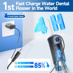 2-in-1 Portable Electric Toothbrush and Water Flosser Combo