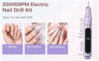Professional Cordless Electric Nail Drill and UV Lamp Kit
