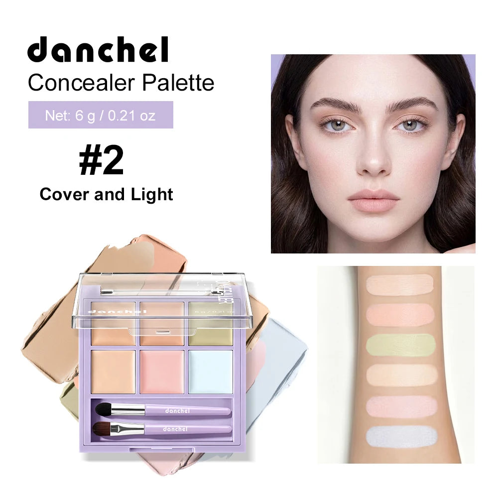 Multi-Shade Face Concealer and Color Correction Palette
