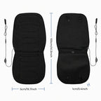 Heated Lambswool Car Seat Cushion for Winter