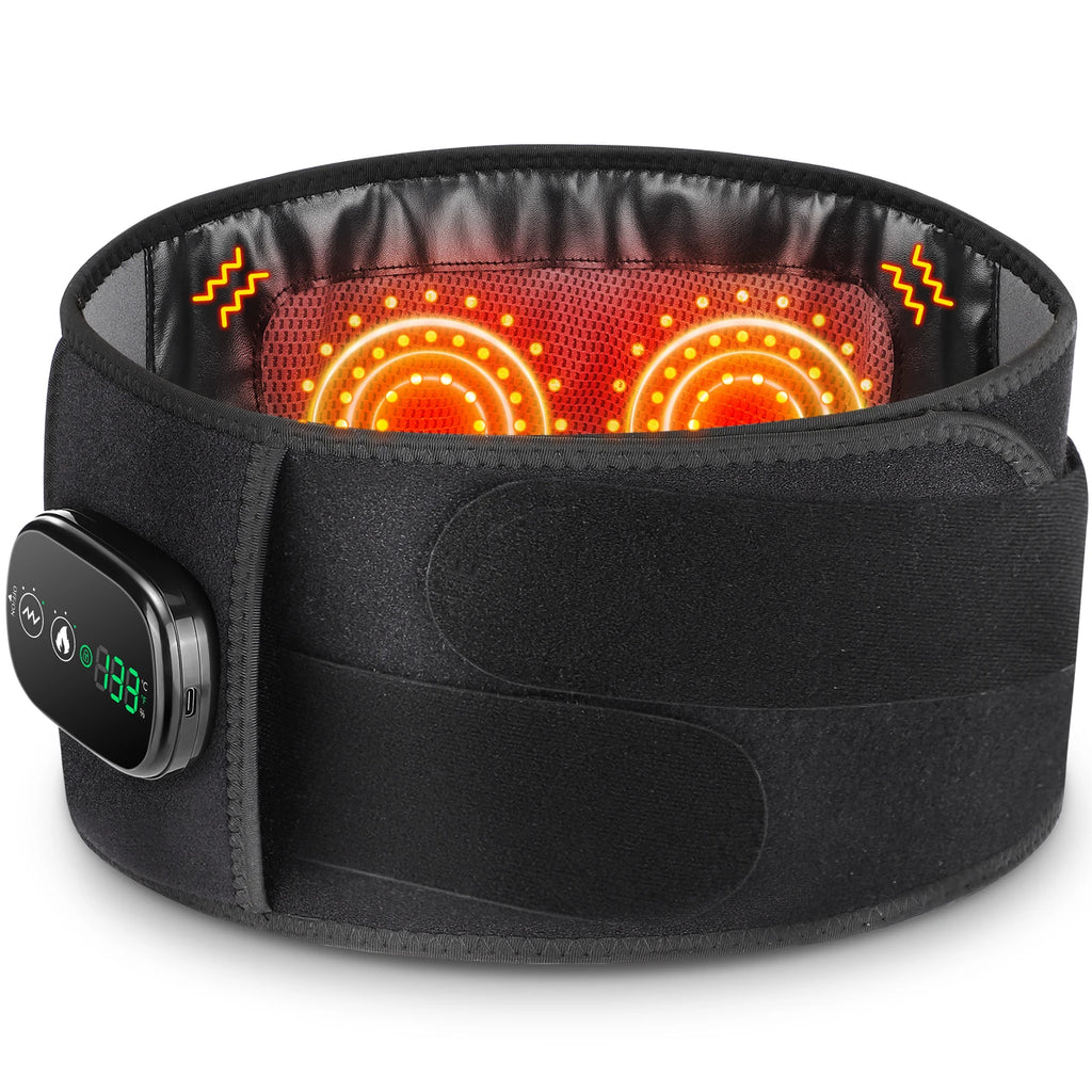 Cordless Heated Vibration Back Massage Belt