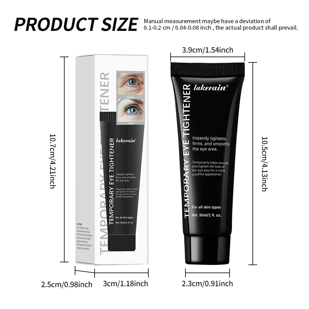 Instant Temporary Eye Tightening and Smoothing Cream