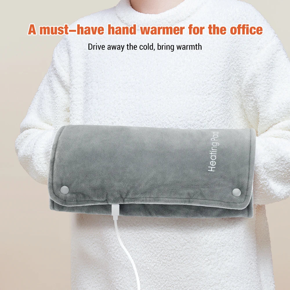 USB Graphene Heated Hand Warmer and Body Heating Pad