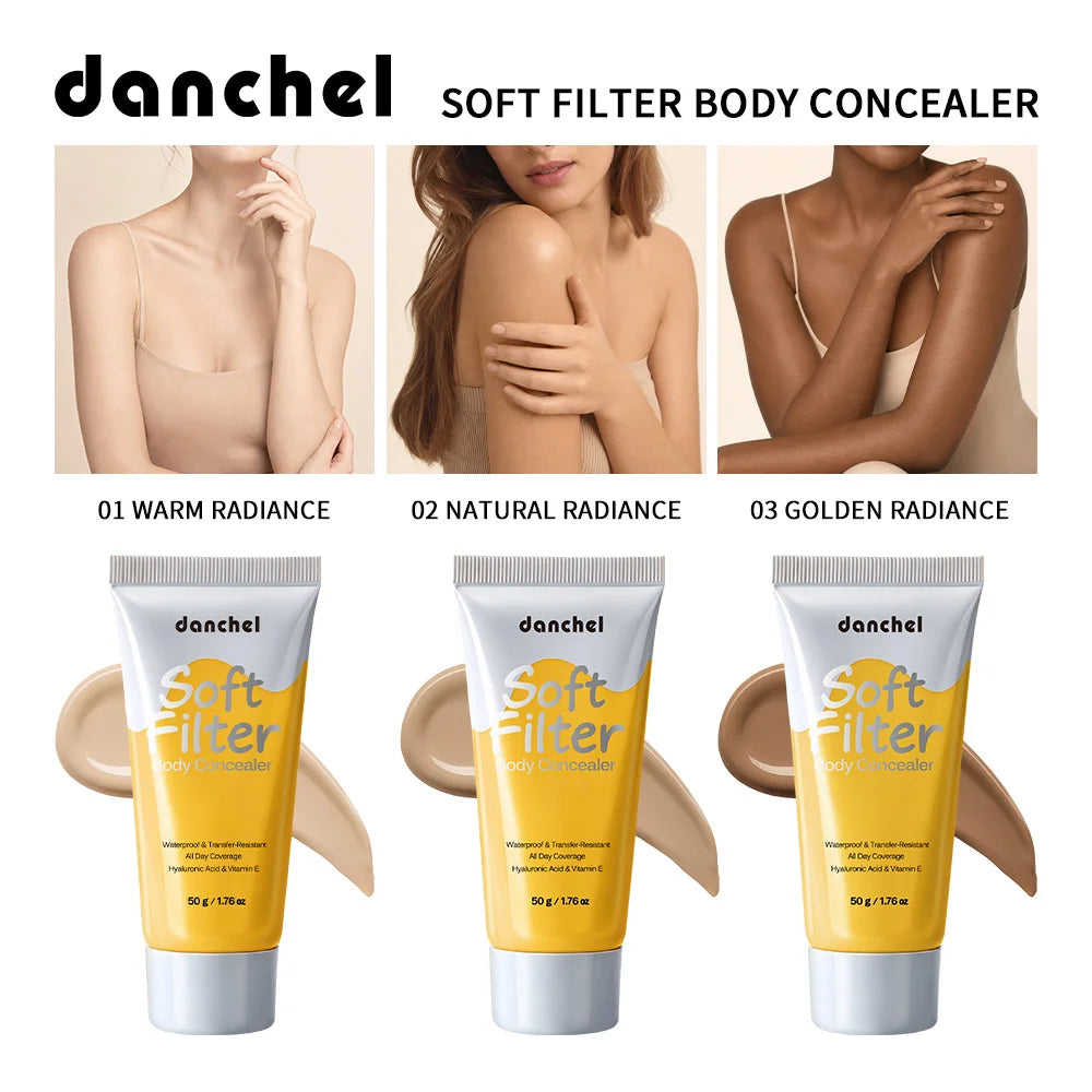 Waterproof Full Coverage Body Concealer for Scars, Tattoos and Veins - 1