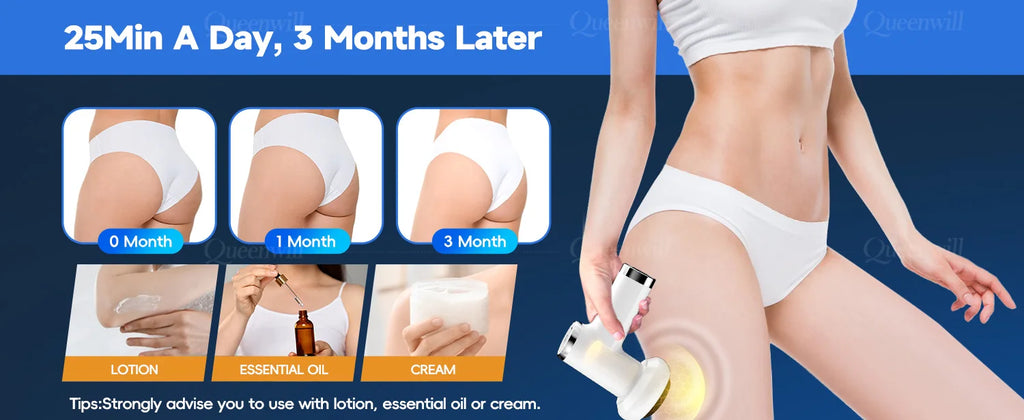 Portable Deep Tissue Body Shaping Massage Gun for Muscle Relief