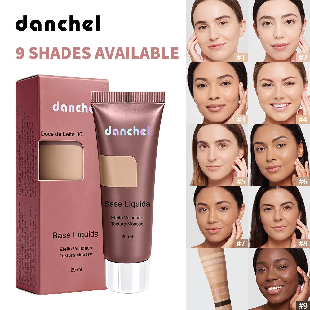 Long-Lasting Velvet Matte Liquid Foundation - 1