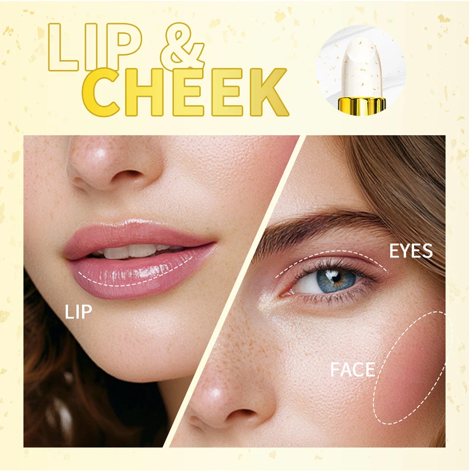 24K Gold Color-Changing Moisturizing Lip Balm