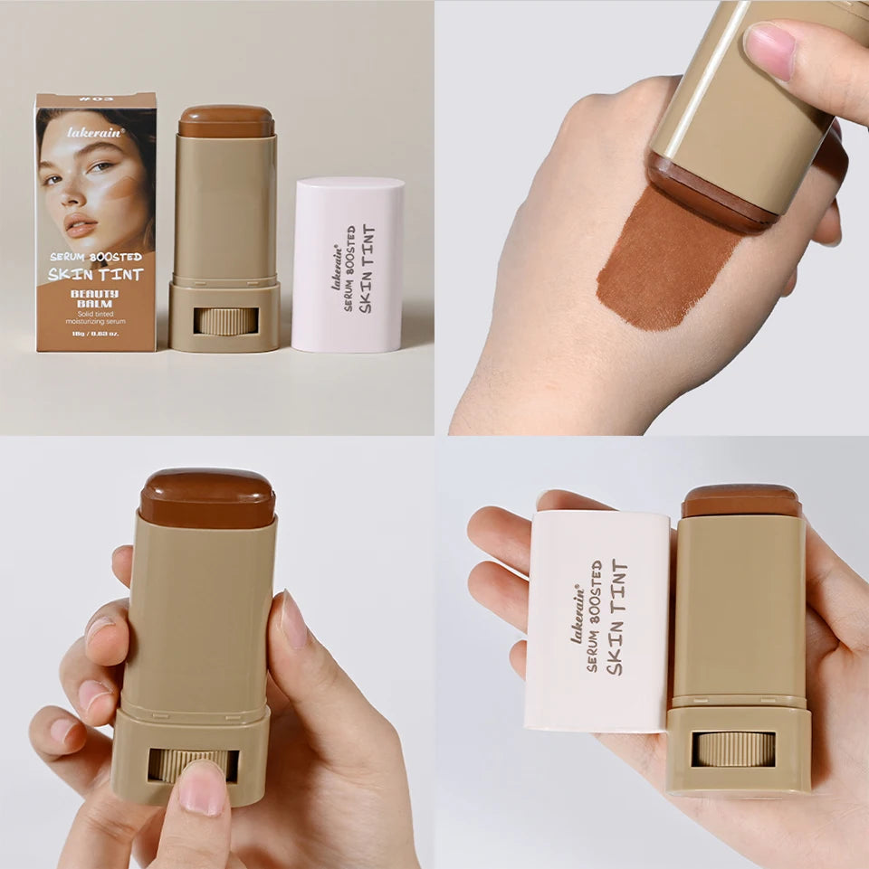 Matte Foundation Stick with Built-in Blending Brush