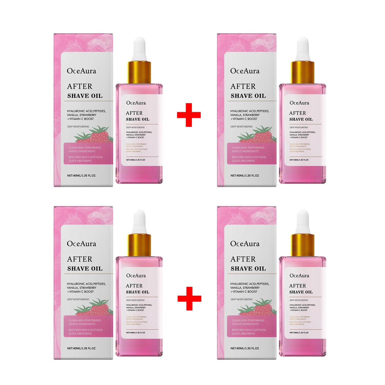 Strawberry Scented Soothing After Shave Oil for Women - 14