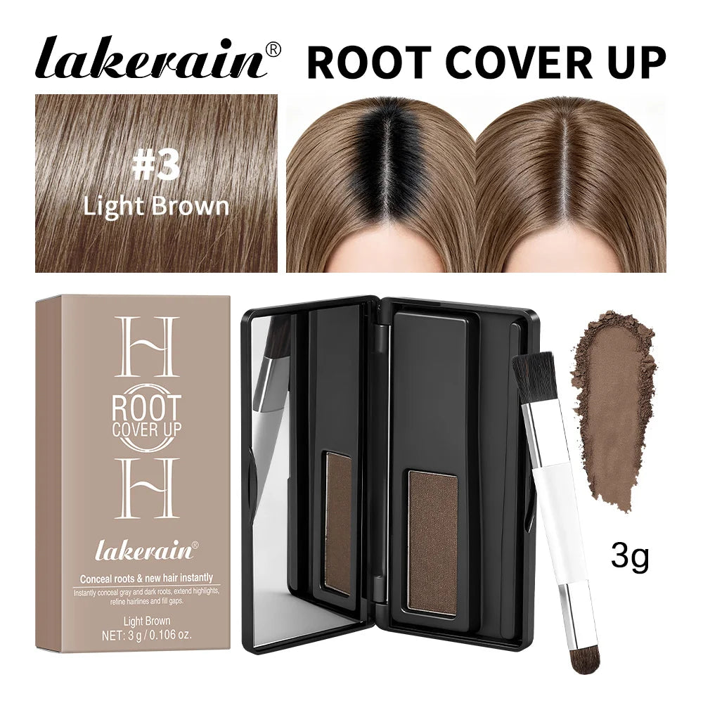 Waterproof Hair Root and Gray Hair Concealer Powder Palette