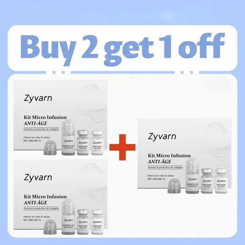 Anti-Aging Collagen Micro-Penetrating Face Serum Set - 9