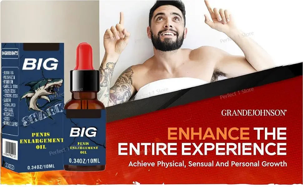 Natural Essential Oil for Men's Vitality and Intimate Wellness