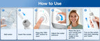 Electric Water Flosser for Teeth with 8 Multi-Function Nozzles