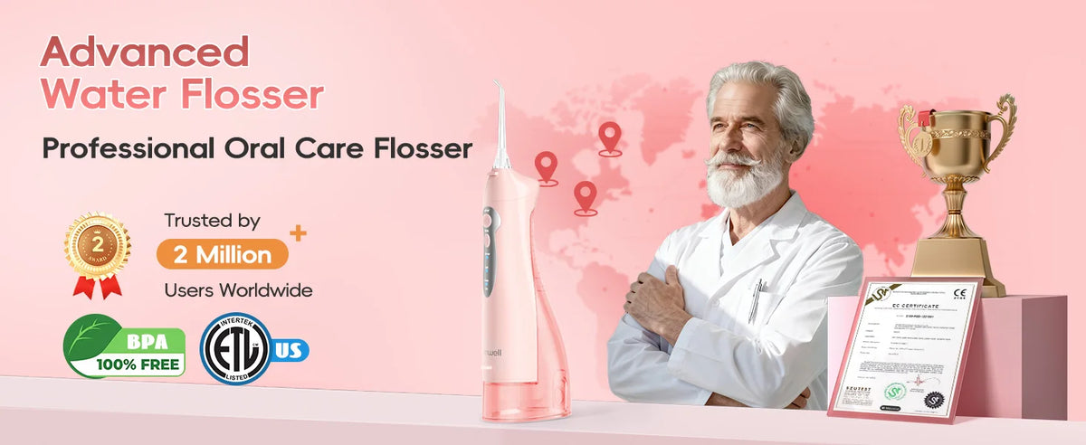 Portable Rechargeable Electric Water Flosser for Teeth